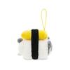 IRISRAIN ANIROLLZ Plush Toy Strap, Japanese Food Series, Egg Panda, 7.5 x 7.5 x 9 cm (ANI-PD-PK9)