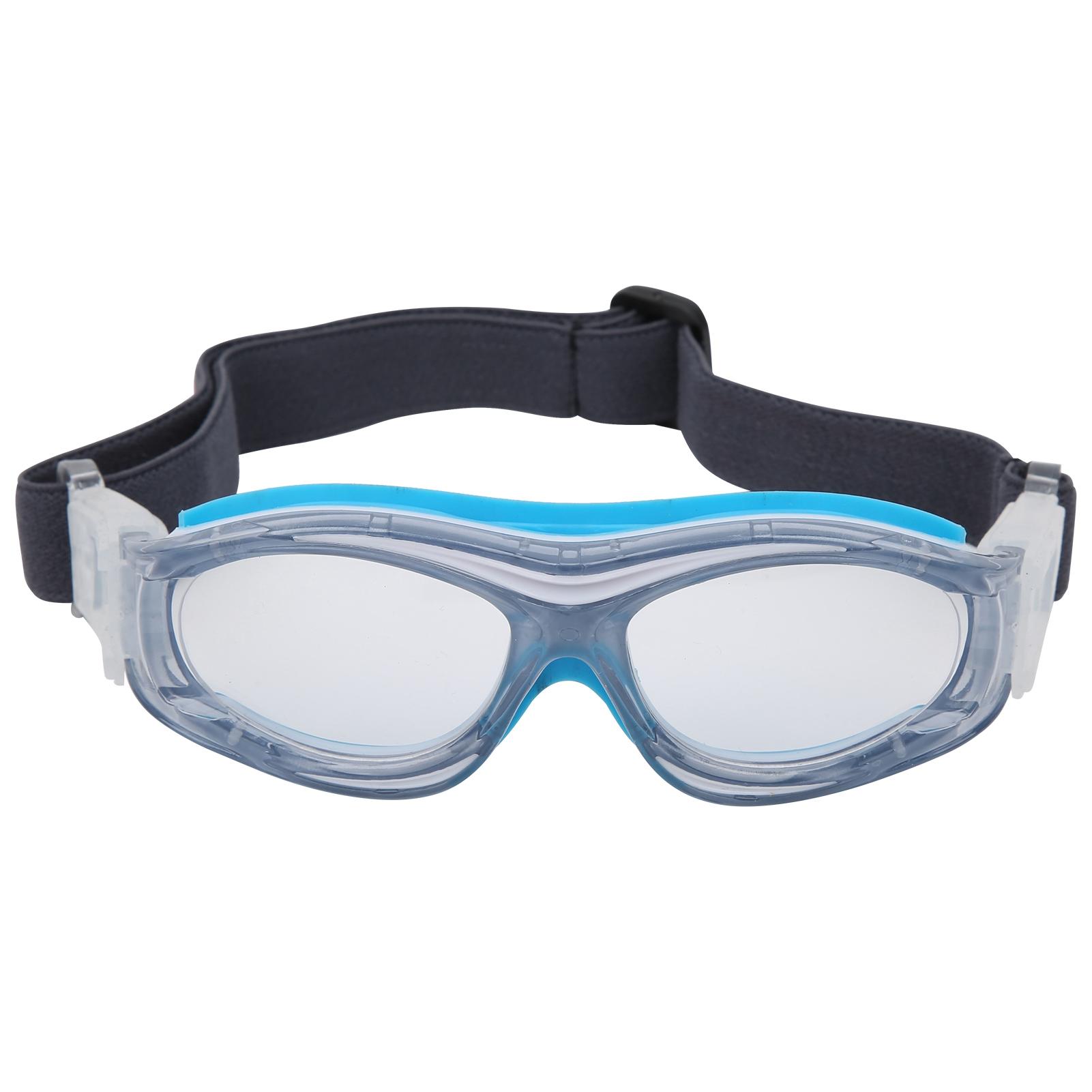 Igeteck Unisex Blue Children Sport Safety Glasses Breathable Protective Goggles For Volleyball Basketball
