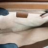 [Pre-Owned] Horsebit 1955 Logo Canvas And Leather Saddle Bag - Very Good #XPHHF5