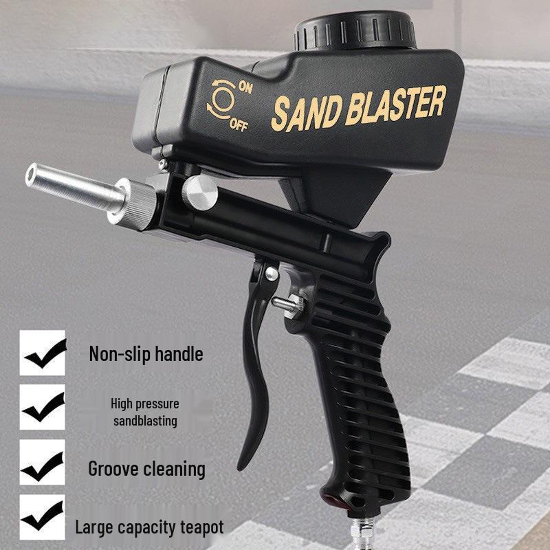 DIY Portable Pneumatic Sandblasting Gun Kit for Rust Removal