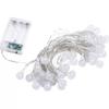 LED Bubble Ball String Lights - Transparent Crystal Round Balls for Christmas Tree and Festival Decor