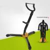 Sax Stand Foldable Alto Tenor Saxophone Stand Adjustable Metal Triangle Base Design Stand