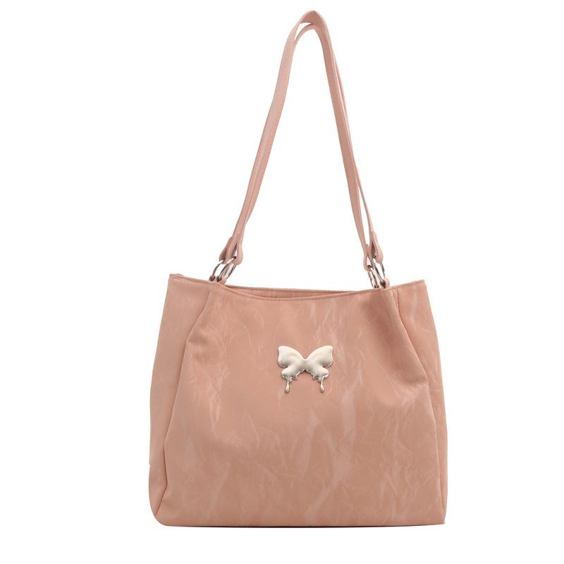 

Сумка через плече з текстурою м’якої шкіри. Жіноча весна-літо 2024 року, нова універсальна сумка під пахвами, робоча сумка для приміських поїздок