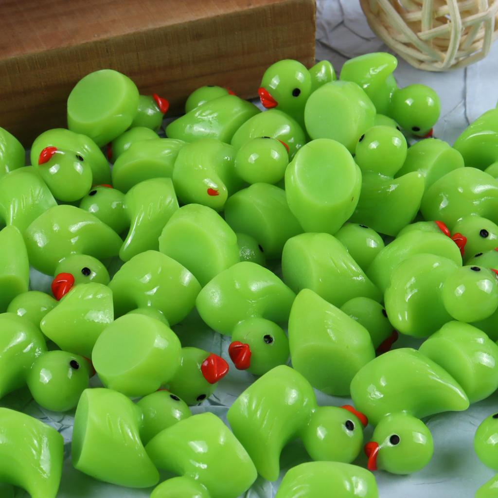 DIY Yellow Duck Resin Accessories for Micro-Landscapes