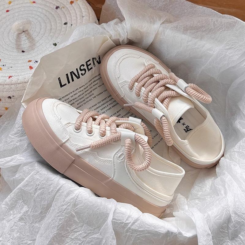 

Осіннє парусинове взуття, універсальне ретро повсякденне взуття на платформі 2025, інтернет-знаменитості, нове популярне, нове китайське спортивне взуття для жінок 40 хакі