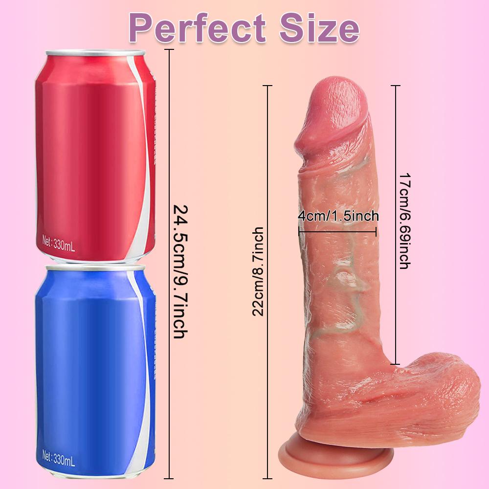 Big Long Dildos Realistic G-Spot Clitoral Vagina Massager Real Feel Dildo Female Masturbation Vagina Anal Artifical Dick Penis Sex Toy Women Men