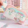 Large Capacity Cute Pencil Pouch Multi-layer Gel Pen Organizer Student Pencil Case  Stationery