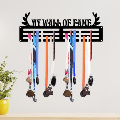 Medal Hanger Award Ribbon Organizer Easy To Install Sturdy Metal Shelf Display Rack for Running