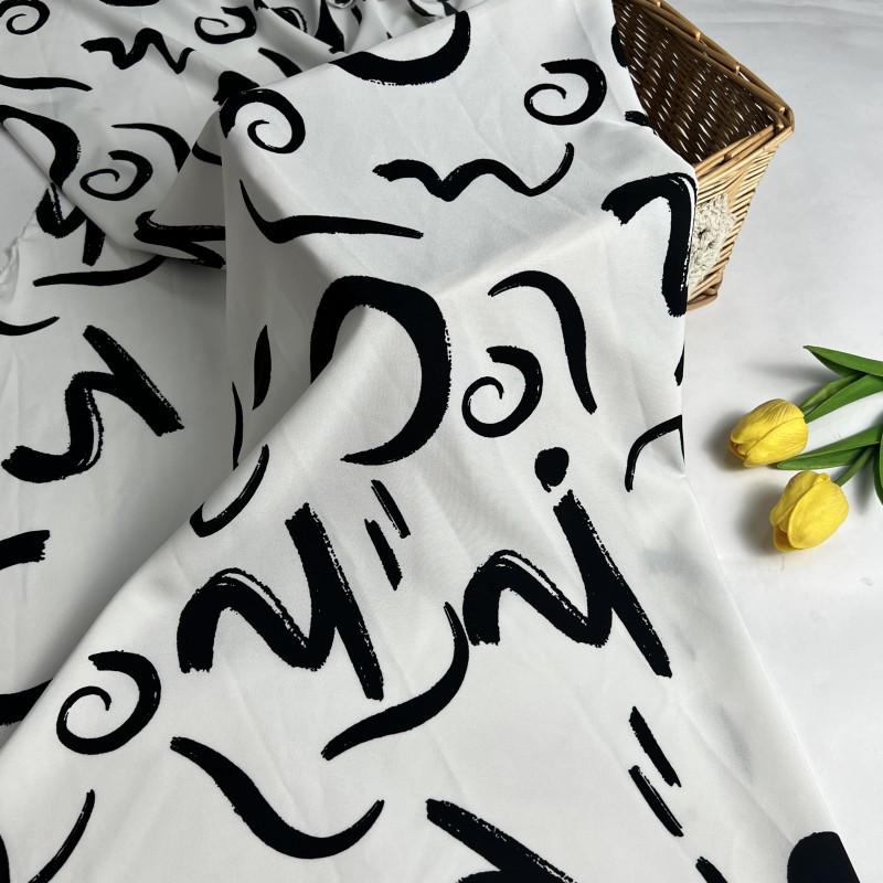 

Современная ткань с принтом, растягивающаяся в четыре стороны, для модных женских платьев и рубашек