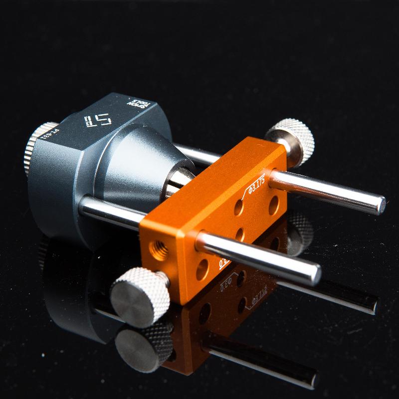 1Pcs Center Punch For Accurate Crafting Diy Model Making Tools Round Glue Stick Center Opener Open Hole Locator Positioning Vise Orange