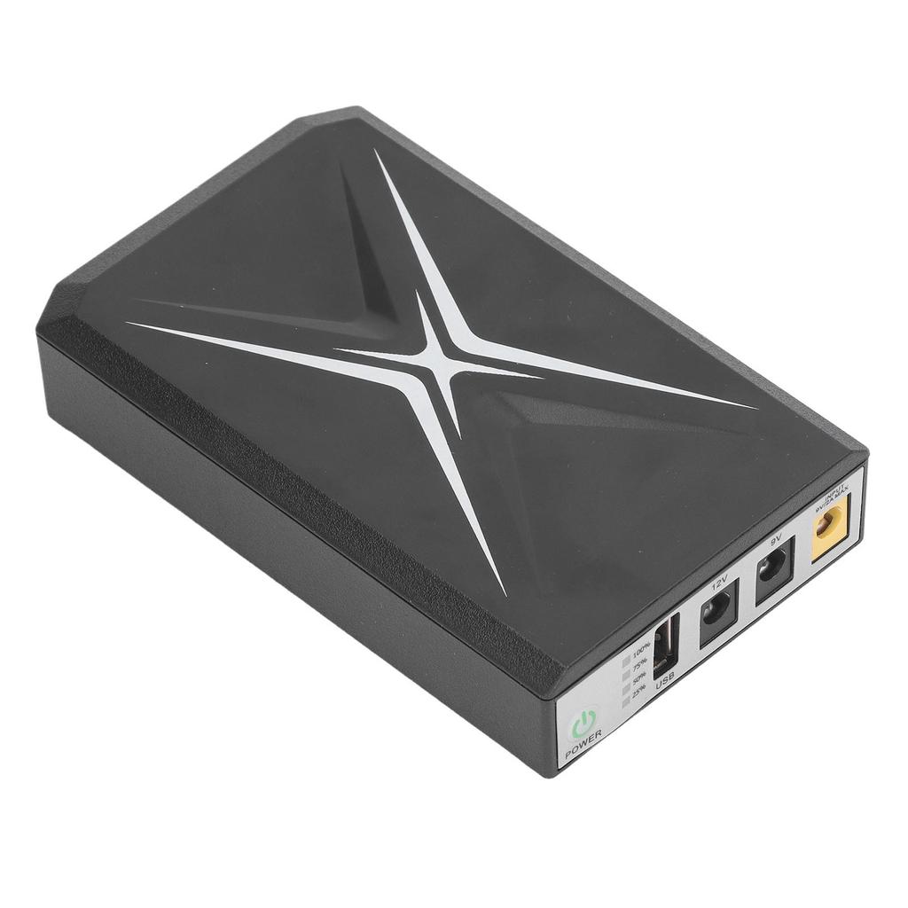 Uninterruptible Power Supply 8800mAh High Capacity Compact UPS System for Camera WiFi Router 9VDC Input