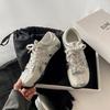 Small Square-headed Zebra Shoes, New Sports and Leisure Color Matching In Summer 2025, Red German Training Shoes, Women's Foreign Trade Large Size