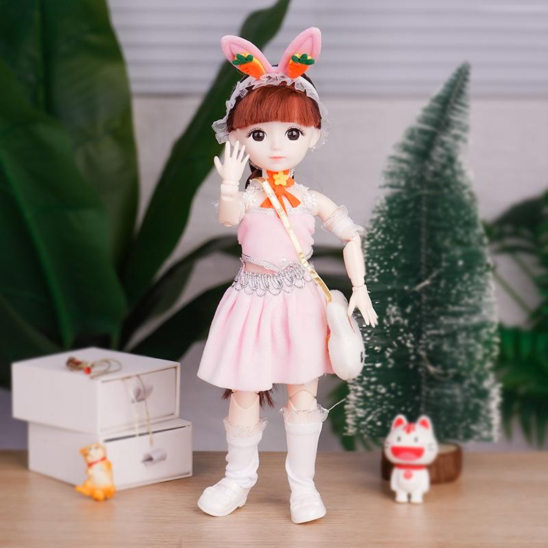 

30 см Кукла-одевалка Принцесса Сяо У - Мастер Духа Континент Дуло Подарочный набор на день рождения для девочек Transparent Plastic Bag