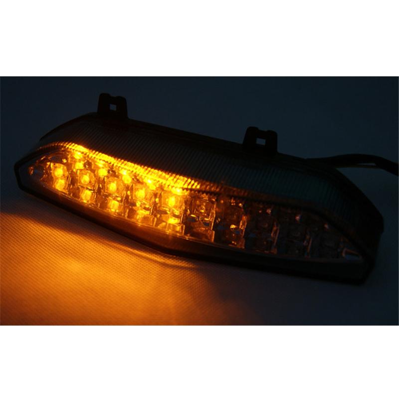 waase For Kawasaki GTR1400 Concours 14 2008 2009 2010 2011 2012 2013-2015 Tail Light Brake Turn Signals Integrated LED Light