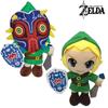 Maskeli Büyük Boy Legend Of Zelda Link Bebek Mezura Maskeli Link Peluş Oyuncak Skyward Sword Yumuşak Kısa Peluş Özelleştirilebilir