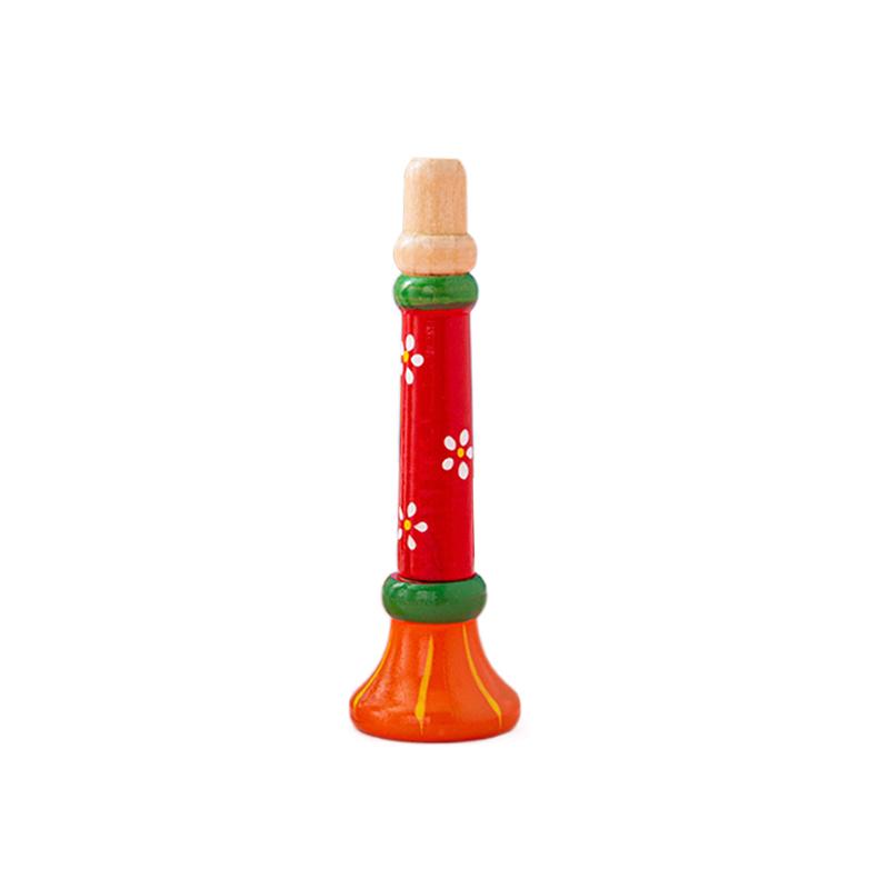 Wooden Trumpet Children Toy Horn Whistle Musical Instrument for Kids Early Educational Orff Music Instrument Sound Training Game