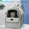 Large Transparent Cat Backpack Carrier - Breathable Pet Travel Bag with Side Door, Airline Approved PVC Pet Carrier