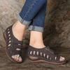 Cross-Border Women's 2020 Anti-Slip Woven Casual Lightweight Platform Wedge Sandals - Plus Size Available