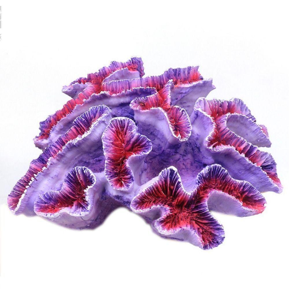For Fish Tank Decor Decorative Underwater Reef Rock Coral Reef Aquarium Ornaments Aquatic Plants