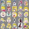 51 Sexy Warrior Girl Cartoon Anime Stickers for Suitcases, Refrigerators, and Phones