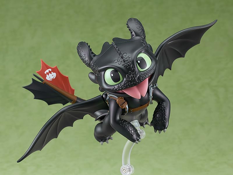 Good Smile Company Nendoroid Jak wytresować smoka Szczerbatek Plastikowa Malowana Ruchoma Figurka Bez Skali Ponowne Wydanie