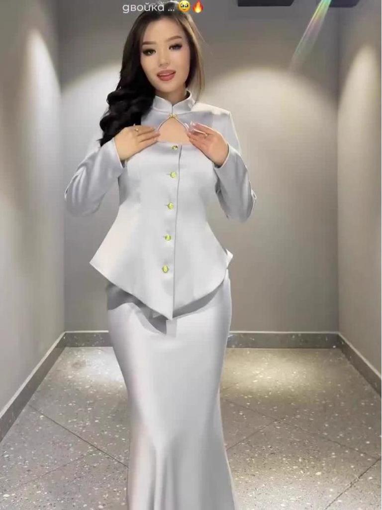 2025 Autumn Sexy Long Sleeve Fashion Dress Set for Women