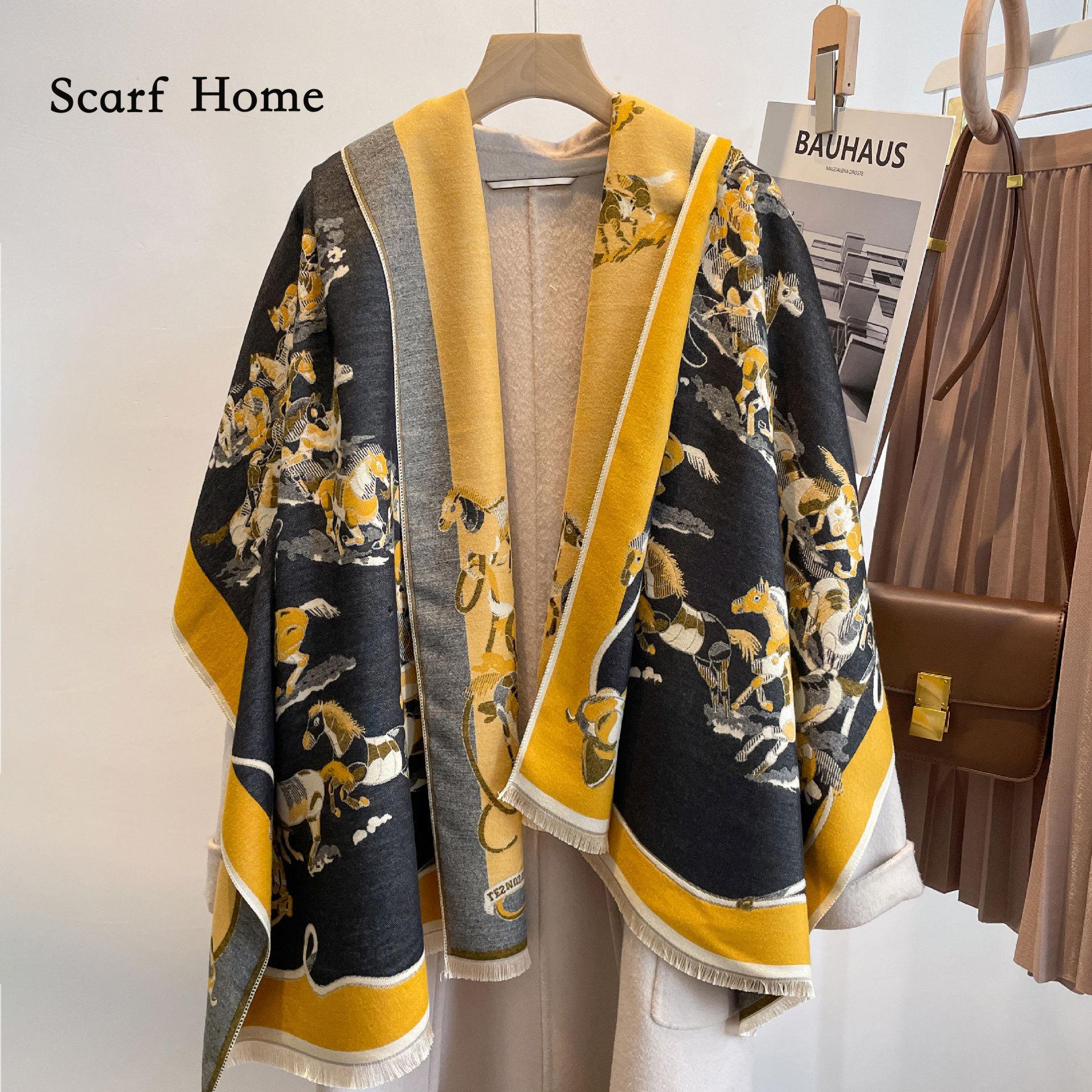 

Высококачественные роскошные кашемировые шарфы, утолщенный теплый шейный шарф для женщин