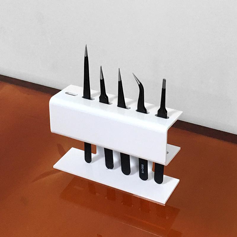 

Acrylic Eyelash Tweezers Storage Rack - Multi-color Display Stand for Lash Artists
