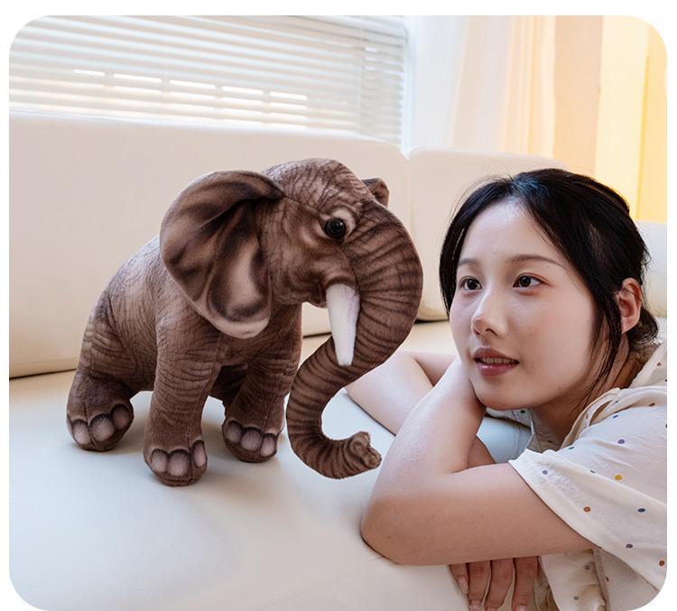 Cross-border Elephant Plush Toy - Cute Soothing Doll for Children and Babies