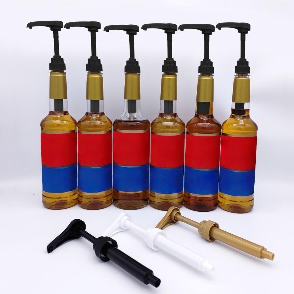 5pcs 10cc Syrup Pump Condiment Dispensing Liquid Pump Dispenser Hand-press Bottle Pump  Kitchen
