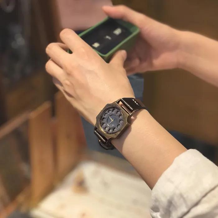 Handmade Wristwatch RingringsquareR