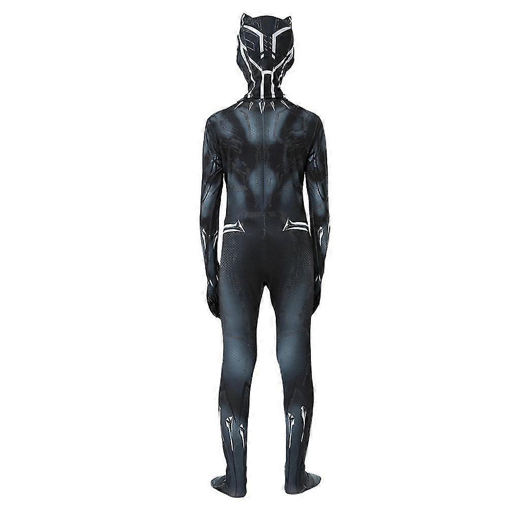 Tuta Cosplay Performance Pantera Nera Costume di Halloween Supereroe Per Bambini Ragazzi Uomini E