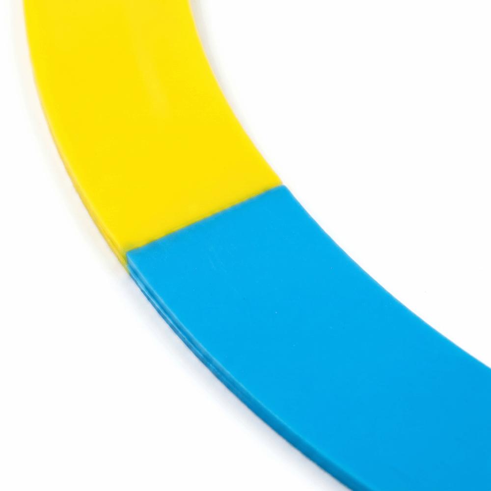Waterproof Putting Practice Ring Silicone Material Golf Training Aid Putting Chipping синий/жёлтый