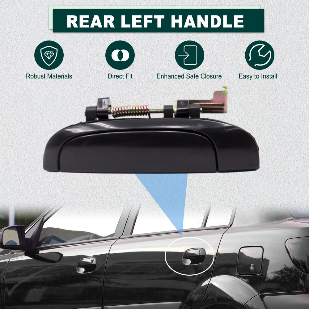 Front Rear Left Right Outside Exterior Door Handle for Kia Rio4 Rio5 2006 2007 2008 2009 2010 2011 82650-1G000 82660-1G000