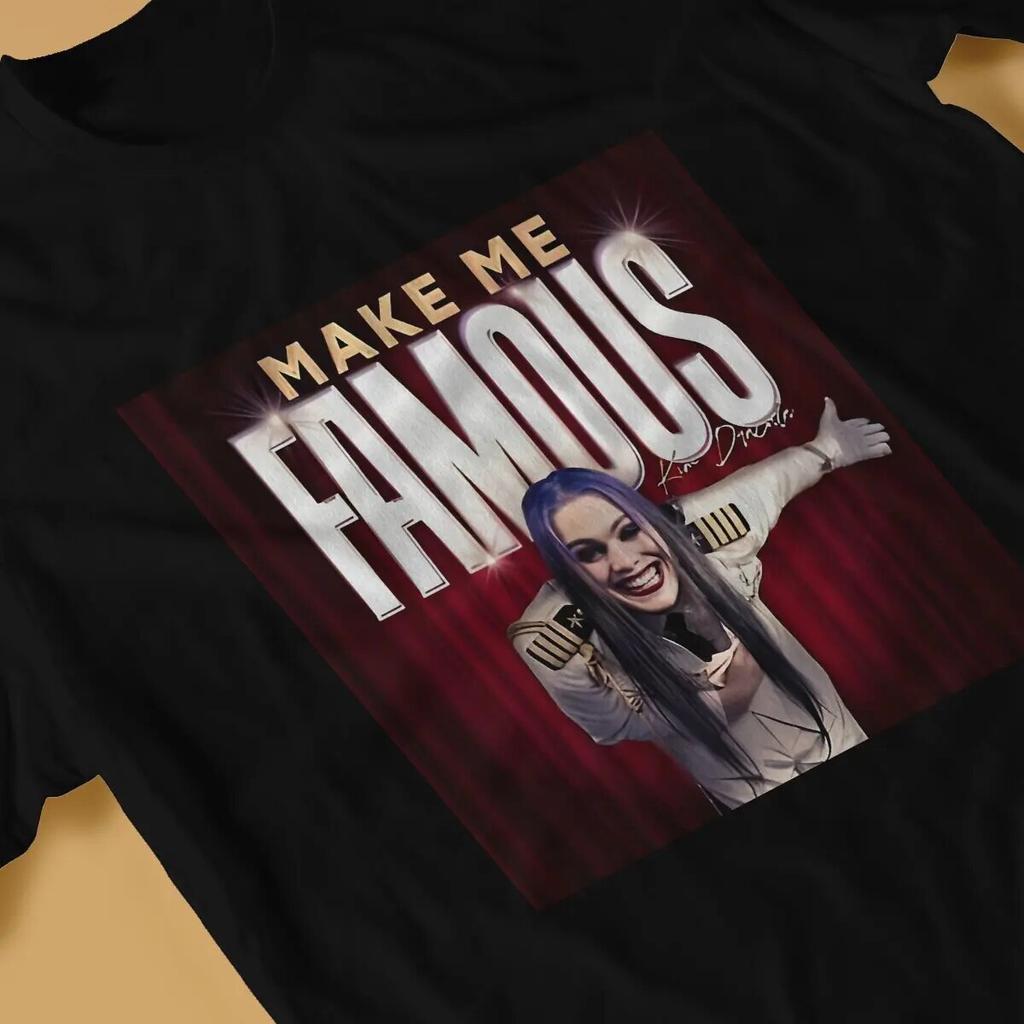 Make Me Famous Különleges póló K-Kim Draculas alkalmi póló Legújabb póló felnőtteknek