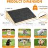 Solid Wood Pet Ramp: Low-Angle Steps for Small Dogs and Cats