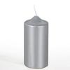 Cylindrical Candle - Silver - Ø 60 Mm - 130 Mm - Indoor - Classic - Mixed