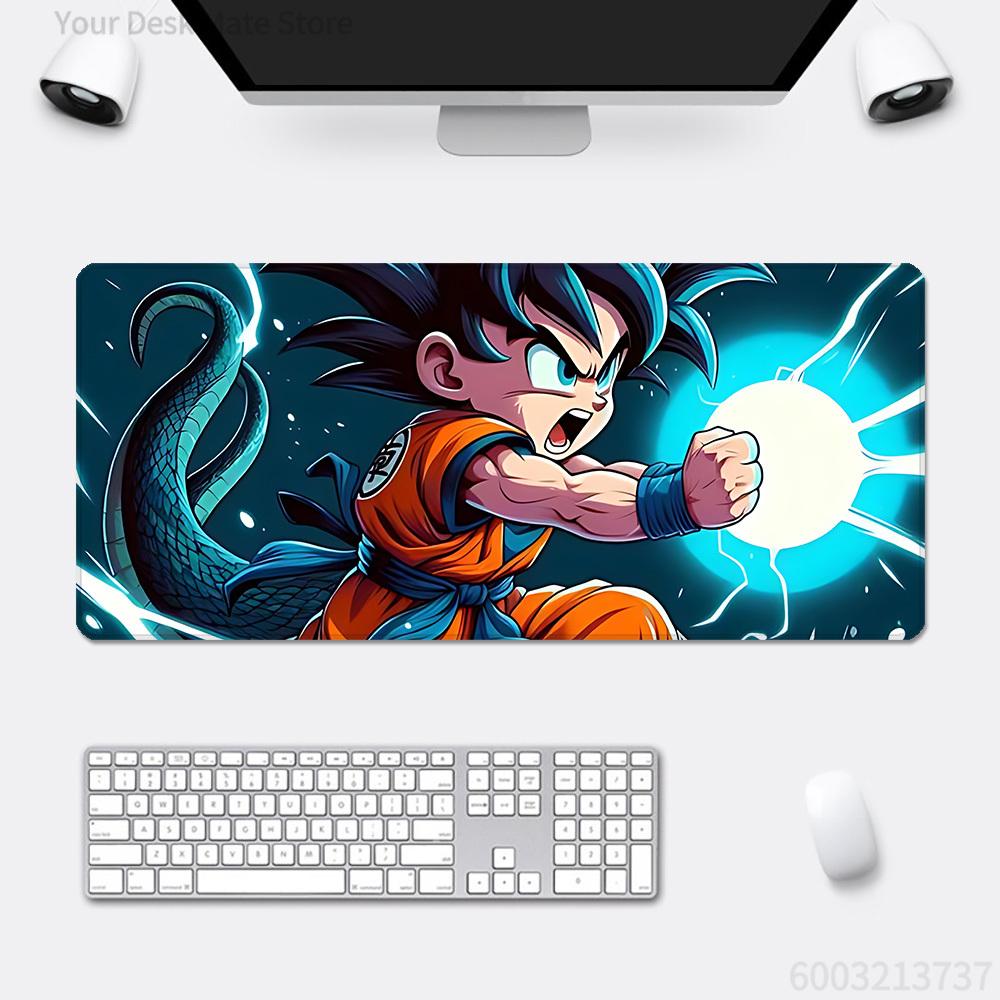 Anime Goku D-Dragons Balls Mousepad HD Printing Computer Gamers Locking Edge Non-slip Mouse Pad XXLcm Keyboard PC Desk Pad