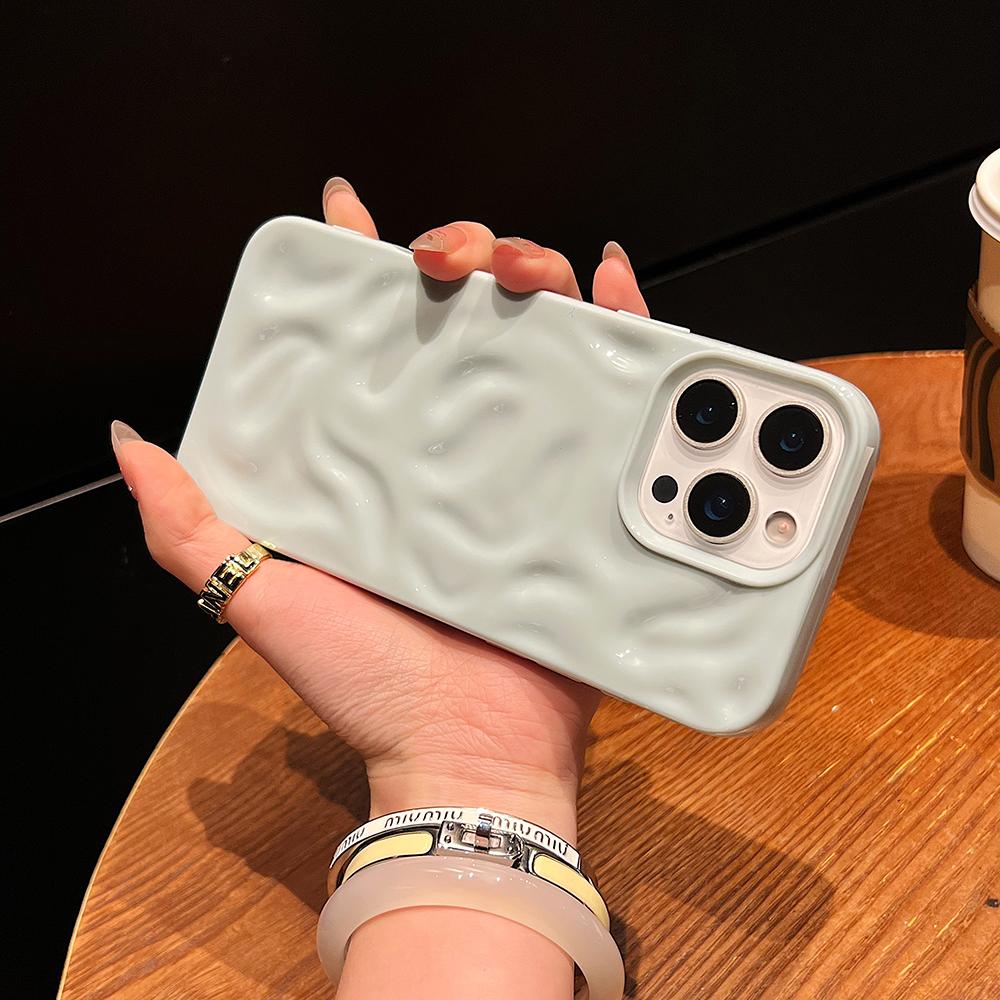 Luxury Glossy Candy Color Silicone Soft Case For iPhone 16 15 14 Plus 13 12 11 Pro Max Anti-Slip Lines Cover Shockproof Shell