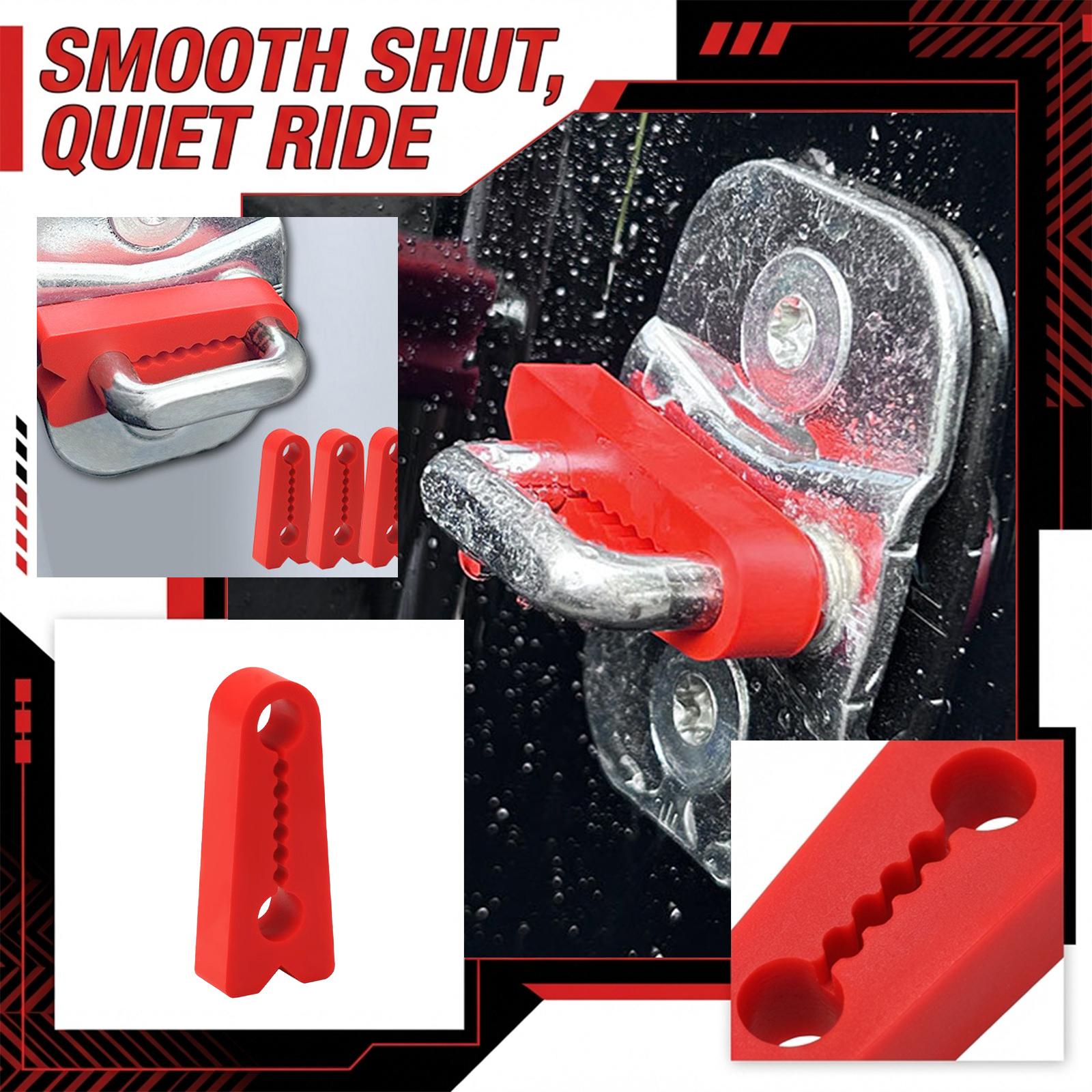 

Car Door Absorber | -Collision Silicone Buffer Cushion, Vehicle Door Seal Pads - Perfect For Automotive Truck Interior, SUV RV One Size червоний