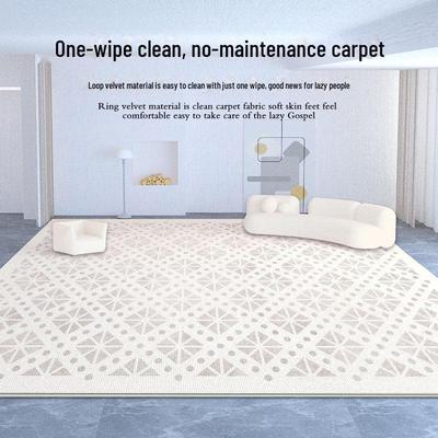 Luxuriöser wasserdichter Samtteppich für Wohnzimmer und Schlafzimmer
