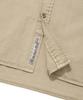 COVERNAT Pocket Dyed Shirt Beige