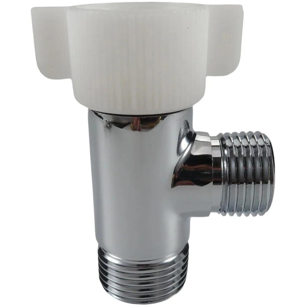 

Handheld Spray Adapter Toilet T Valve Thread Compatibility Water Flow Shut-off Toilet-specific Design 7 8 X 7 8 X 1 2 Three-way