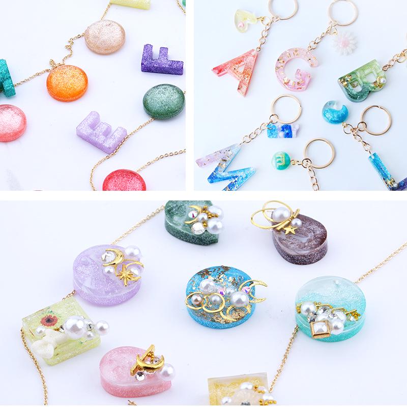 24-barevná 30ml diamantová třpytivá UV pryskyřice pro DIY šperky a doplňky