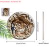Nativity Wooden Christmas Sign - Jesus Navidad Round Sign for Front Door Wall Hanging Decor - Ideal Christmas Gift