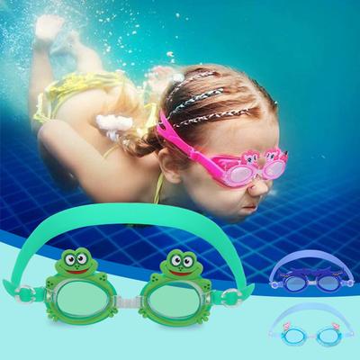 Children Swimming  Goggles Adjustable Cartoon Shape Swim Glasses Anti-fog Waterproof