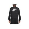 Nike Commuter Breathable Comfortable American Vintage Long Sleeve Drop Shoulder T-Shirt Women Tops Black DR9027-010