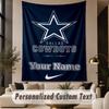 Custom Text Tapestry Dallas Cowboys Print Wall Tapestry Indoor Living Room Wall Decor