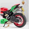 1/12 Ducati 1199 Panigale Alloy Motorcycle Model Die Cast Metal Racing Motorcycle Model Sound Light Ornament Childrens Toy Gifts