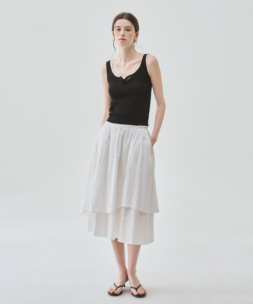 Deuloupisumeon Breeze Sleeveless Knit Top [Ivory]